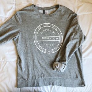 Light Grey H&M Pullover Size L